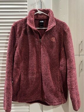 The North Face Women's Dark Burgundy Teddy Fleece Jacket